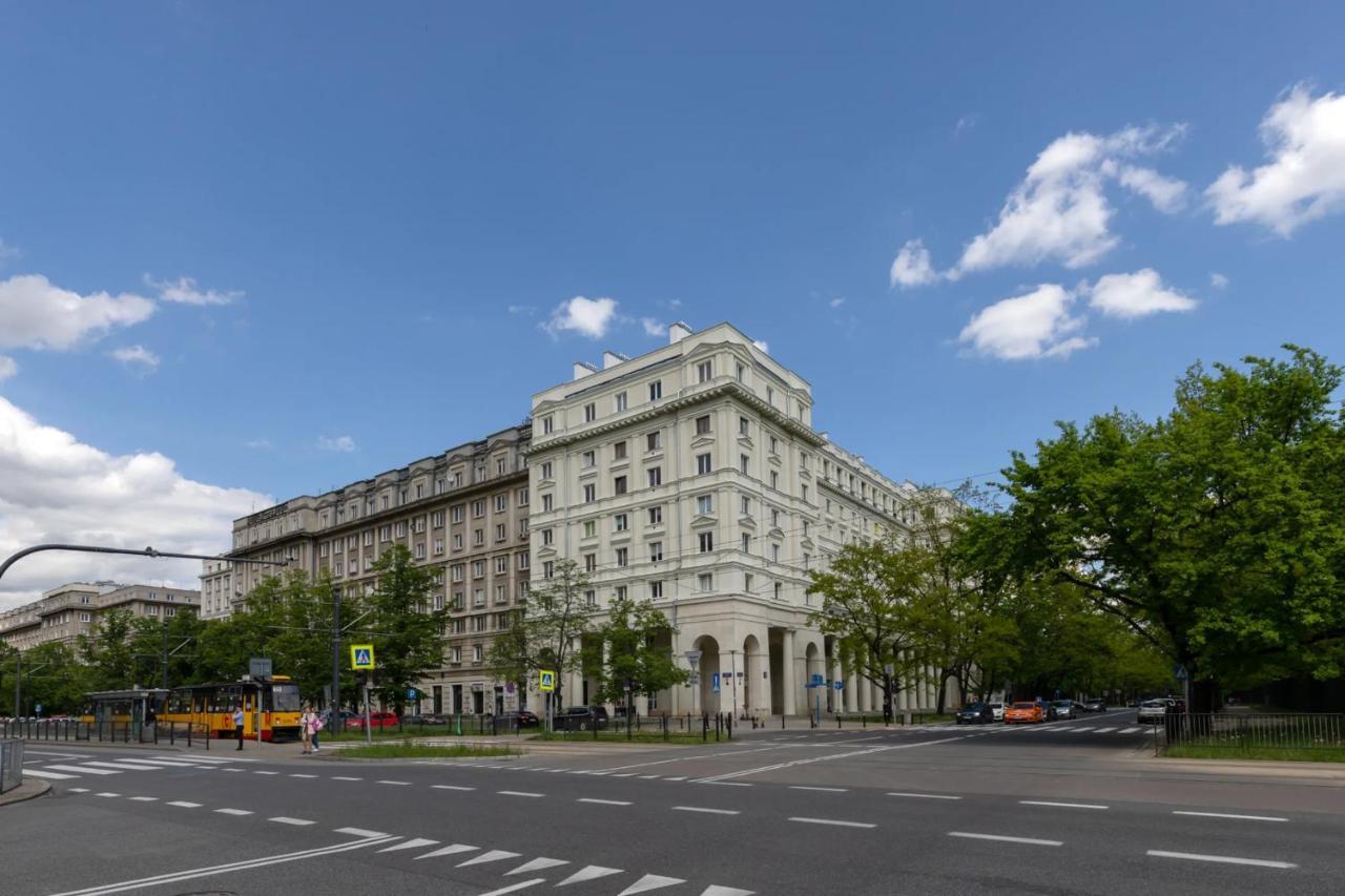 Przestronny Apartament Z Widokiem Na Miasto W Warszawie Warsaw Luaran gambar